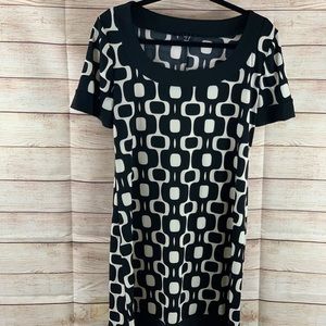 TIANA B. WOMEN's Geometric Print Shift Dress